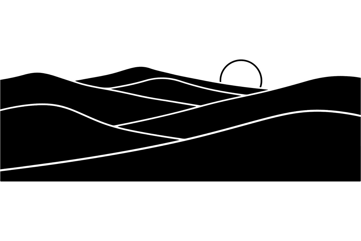 Abstract Landscape Silhouette, an Object Graphic by Designer_Momina (Photo 17 of 20)