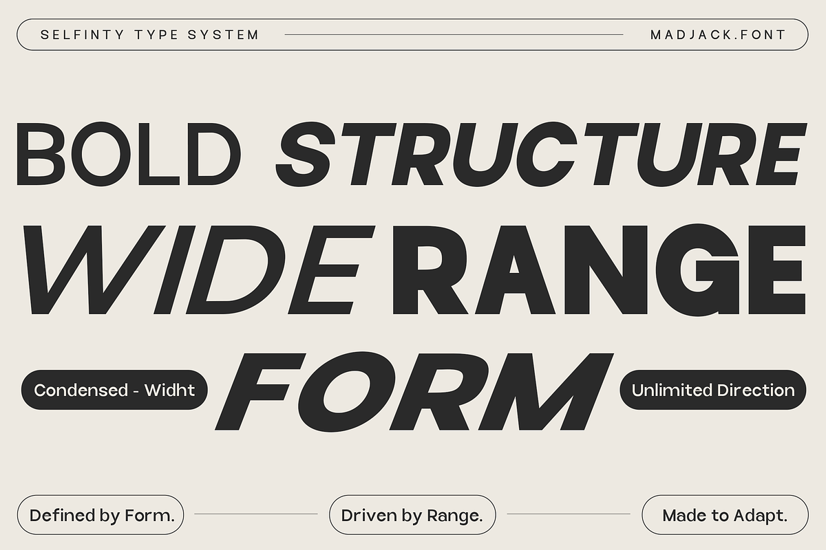 Selfinty Sans - 90 fonts + variable., a Sans Serif Font by Madjack.font (Photo 4 of 15)