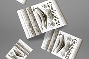 White Gradient Graduation Invitation, a Flyer Template by graphicook (Thumbnail 2 of 3)