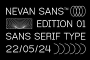 Nevan - Sans Serif Typeface, a Sans Serif Font by MaikoHatta (Thumbnail 7 of 7)