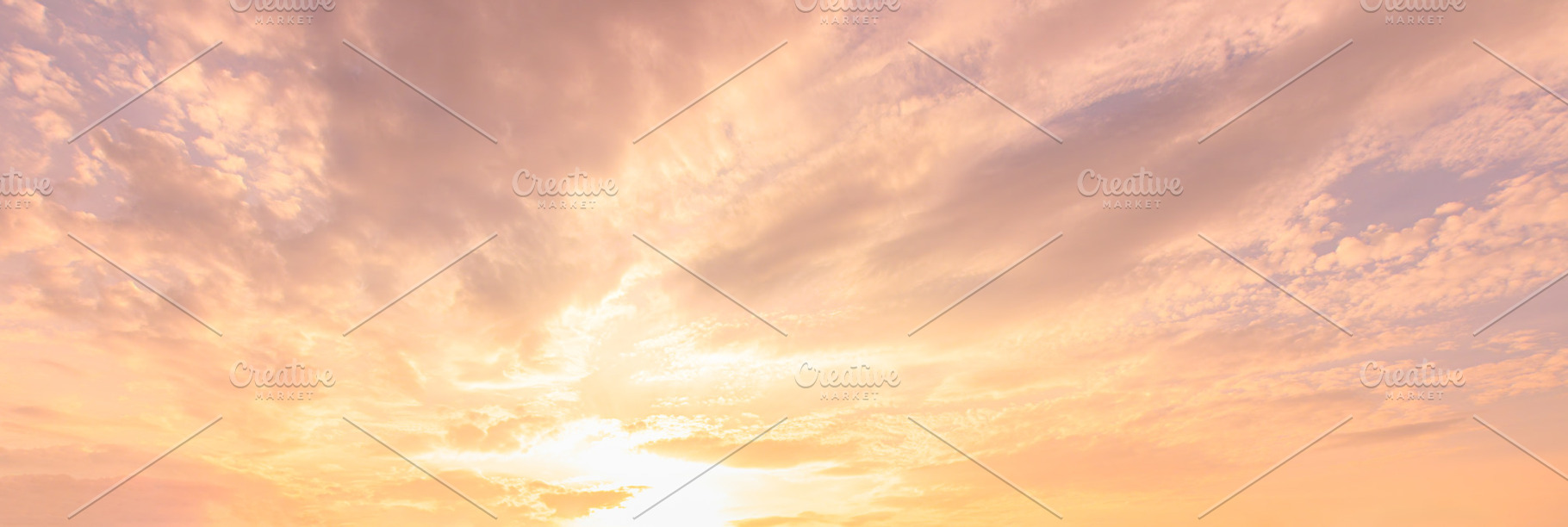 Abstract sunset clouds background for motivational inspiration,, a Nature Photo by Eugene_Photo