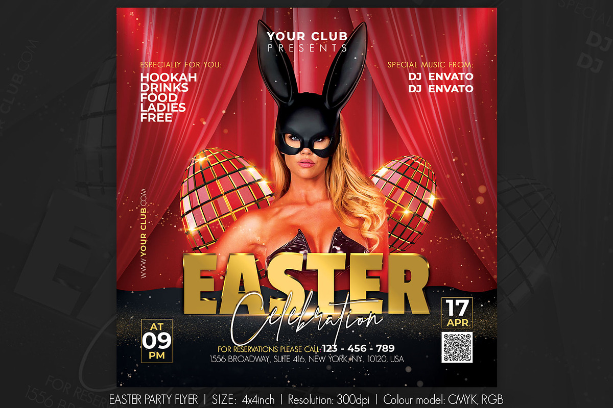 Easter Party Flyer, a Flyer Template by Artolus (Photo 1 of 2)