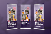 Music Concert - Roll Up Banner, a Print Template by StreaksideStd (Thumbnail 2 of 2)
