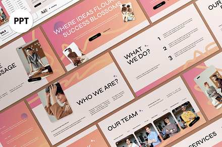 Technology Company Presentation PPT, a Presentation Template by graphicook