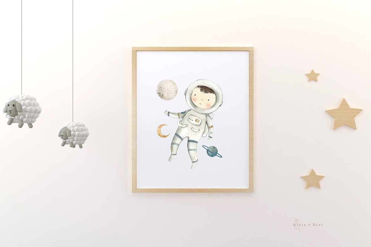 Space Astronauts, a Person Illustration by Flora+Bear (Photo 5 of 7)