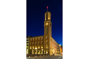 The Old Post Office in Hamburg, Germany, an Architecture Photo by Leonid Andronov
