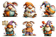 Easter Gnome Clipart, an Illustration by CreationArt (Thumbnail 6 of 6)
