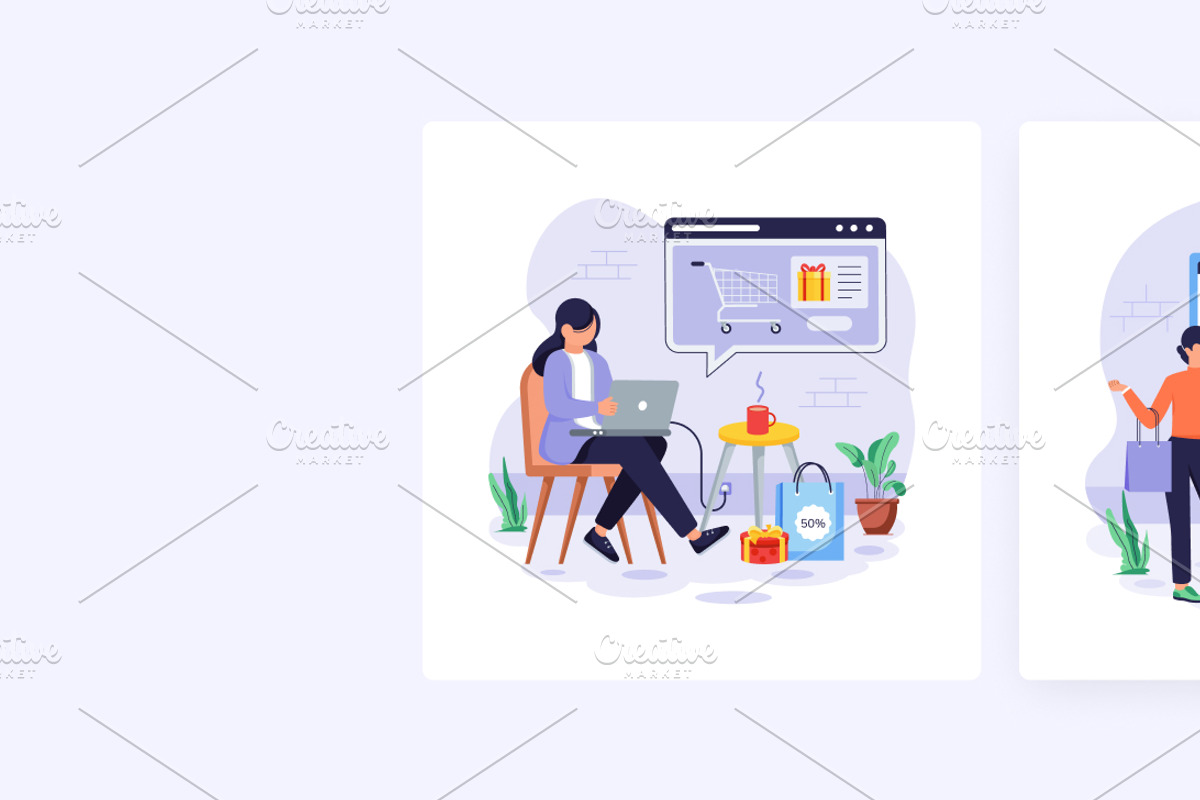 Animated Cyber Monday Illustrations, an Emoji Icon by Vectors Market (Photo 5 of 8)