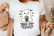 Booty And Coffee Halloween Ghost PNG, a Decorative Illustration by CrexoraLab (Thumbnail 4 of 4)