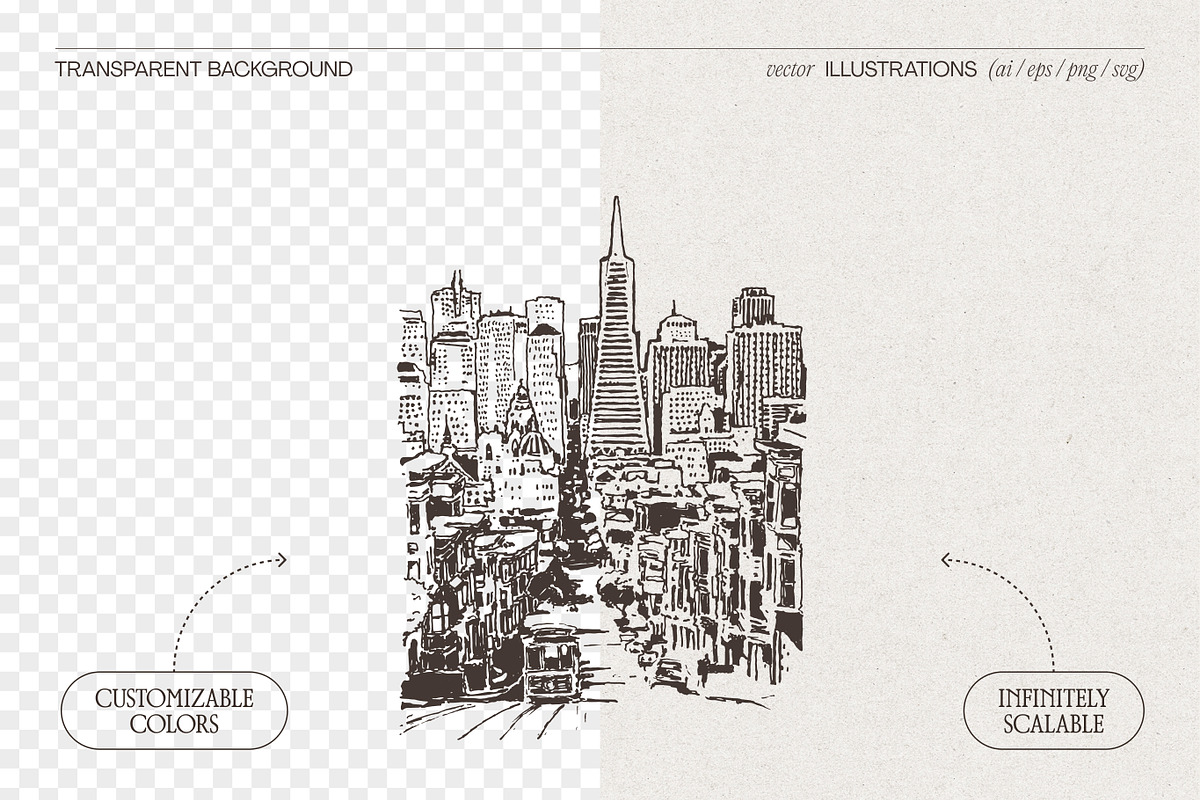 San Francisco Cityscape, a Work Illustration by TheMountBirdStudio (Photo 2 of 6)