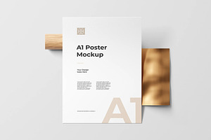 A1 Poster Mockup, an Advertising Mockup by zpackcreative