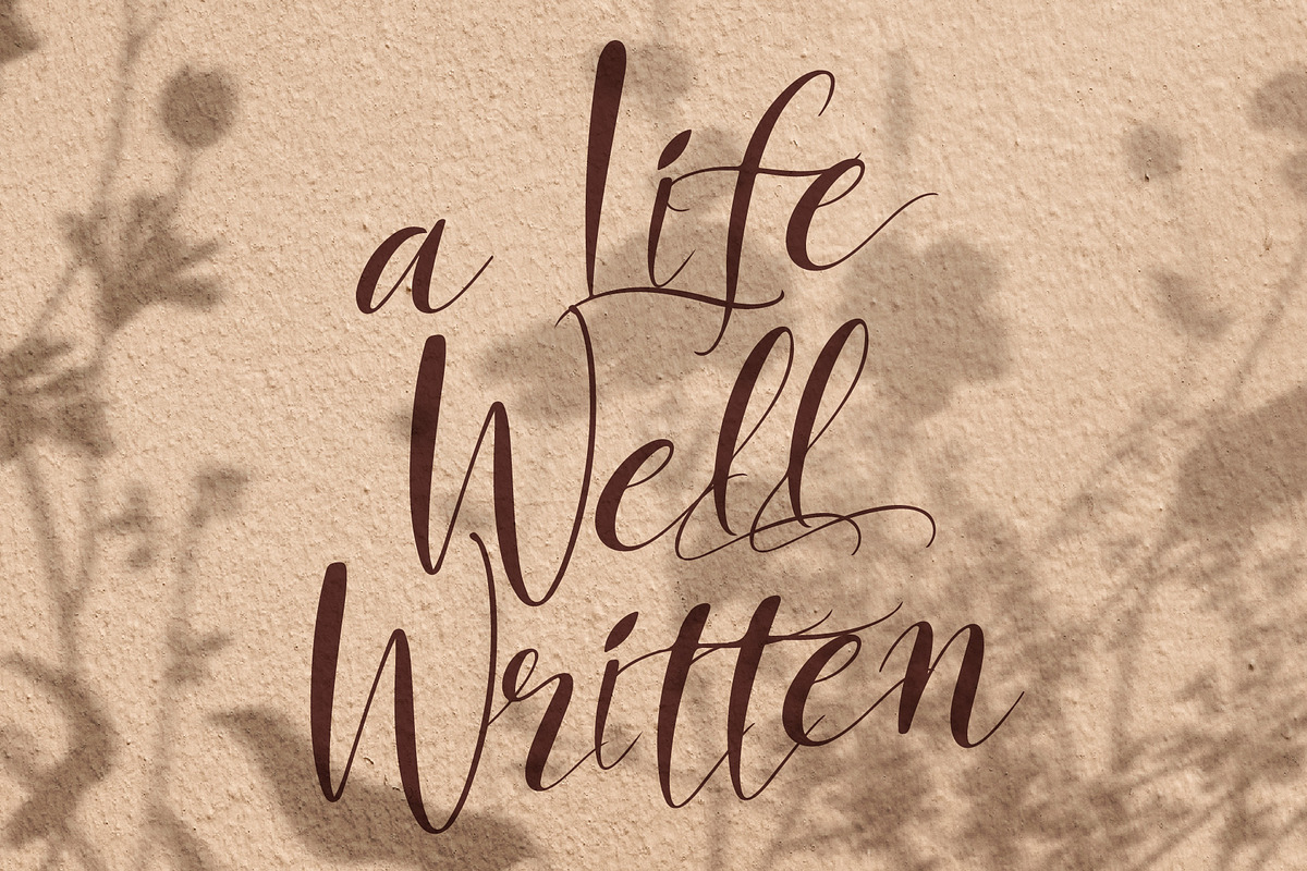 Alerquisant - Naturally Yours, a Script Font by HypeWorksCo (Photo 3 of 18)