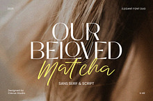 Our Beloved Matcha - Elegant FontDuo