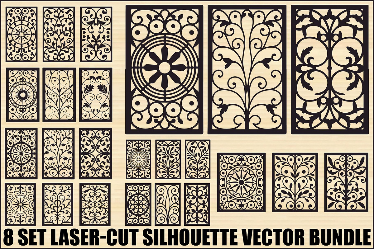 Laser Cut Frame Design, an Illustration by jahid234 (Photo 1 of 9)