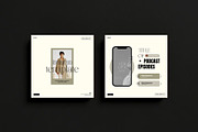 Podcast | Social Media Post, a Social Media Template by KreateTribe (Thumbnail 2 of 9)