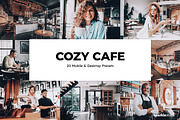 20 Cozy Cafe Lightroom Presets LUTs, a Preset Add-On by SparkleStock (Thumbnail 1 of 9)