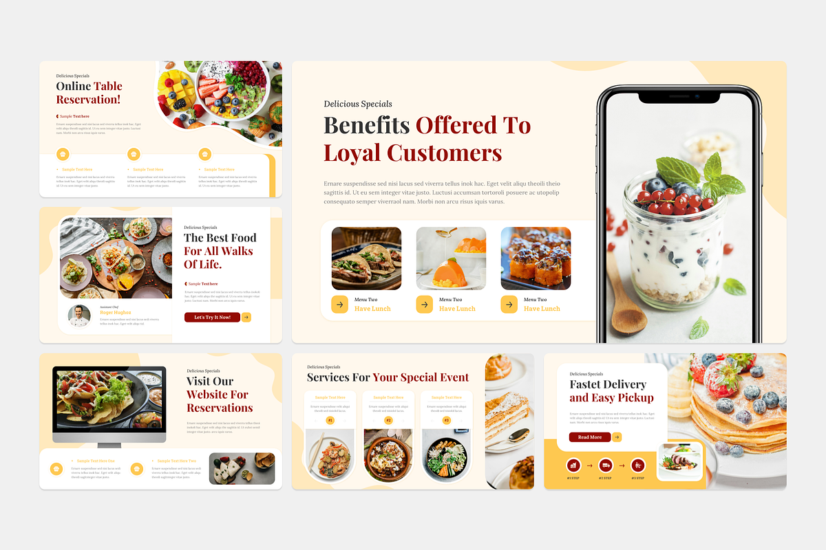 Food Google Slide, a Presentation Template by YossyOneStd (Photo 4 of 6)