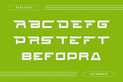 Hyper Sport - Racing Logo Font, a Sans Serif Font by Nirmana Visual (Thumbnail 16 of 17)