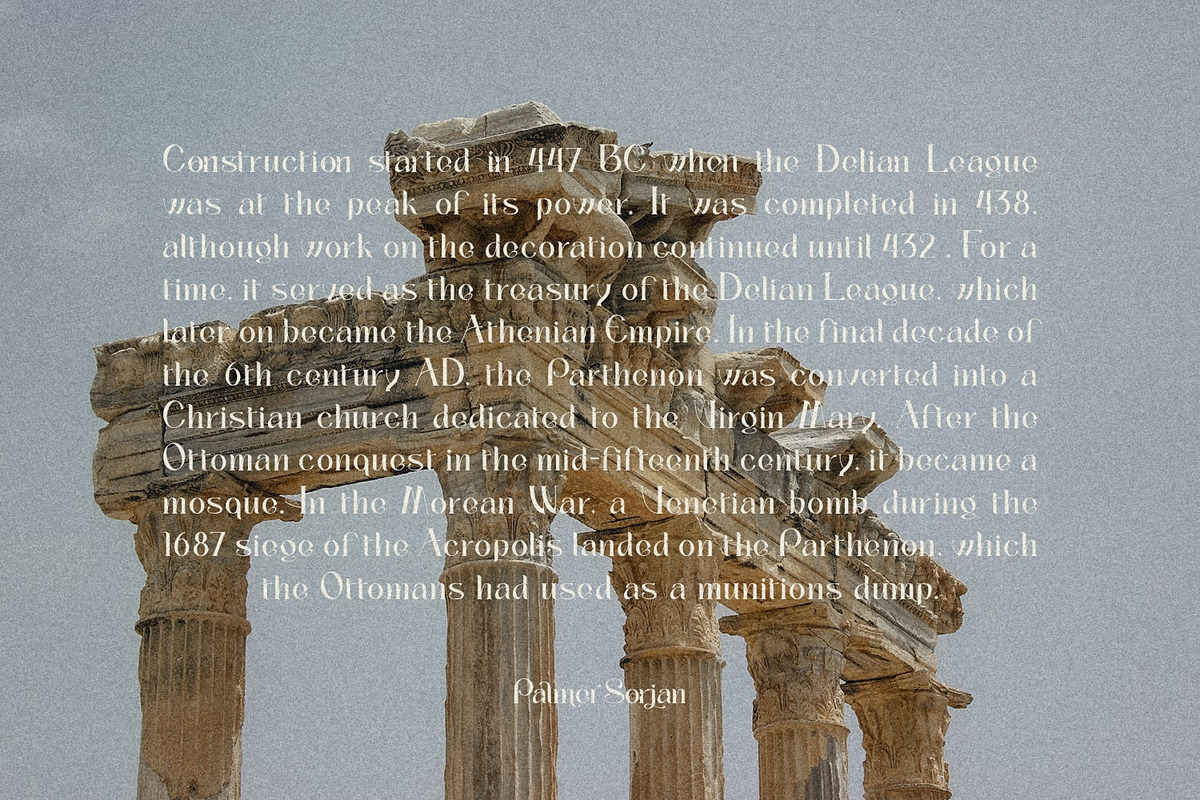 Palmer Sorjan - A Modern Serif, a Serif Font by Koplexs Studio (Photo 5 of 11)
