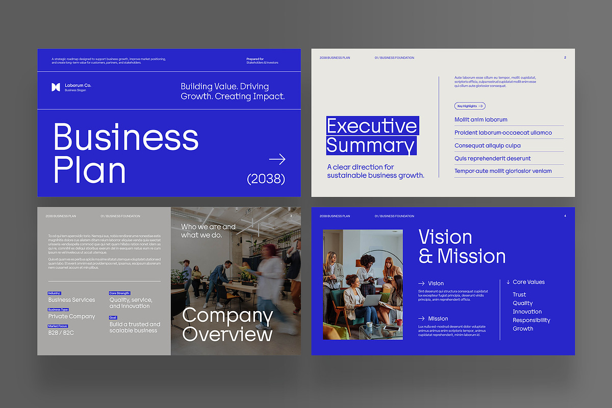 Business Plan Presentation Template, a Presentation Template by BrandPacks (Photo 2 of 7)