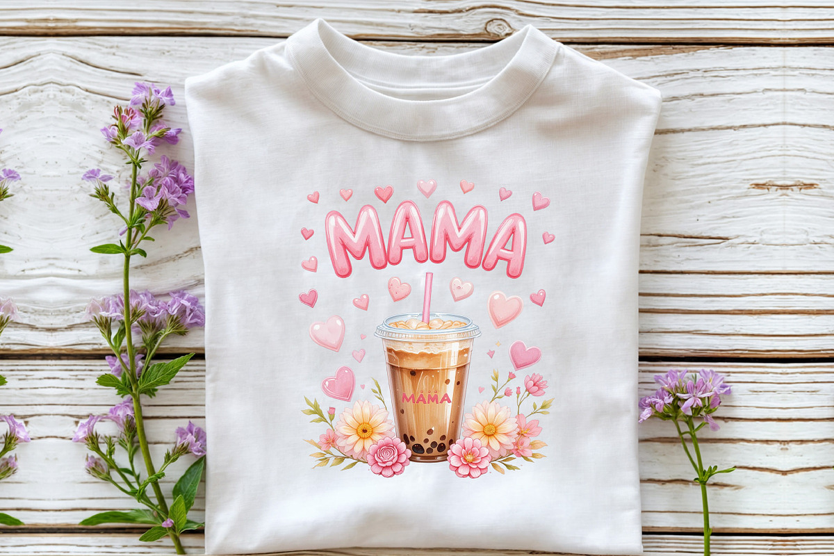 Iced Coffee Mama Gifts PNG, an Icon by DreamCafeArt (Photo 3 of 7)