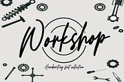 Workshop, a Handwritten Font by Creative Writting (Thumbnail 1 of 6)