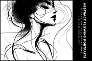 Abstract Flowing Portraits, a Decorative Illustration by Digital Art Creations (Thumbnail 1 of 6)