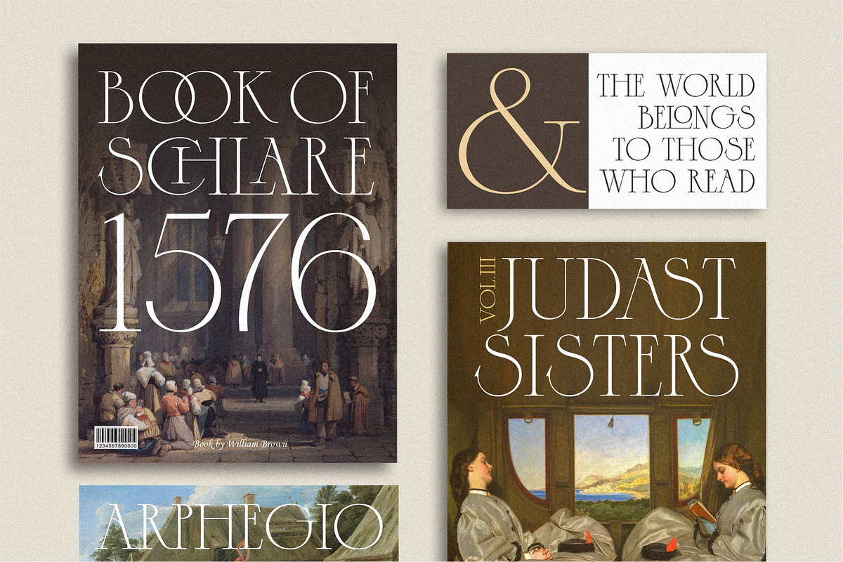 Caseopia Elegant Display Serif Font, a Serif Font by Letteralle Studios (Photo 5 of 10)