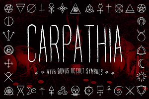 Carpathia Typeface + Extras