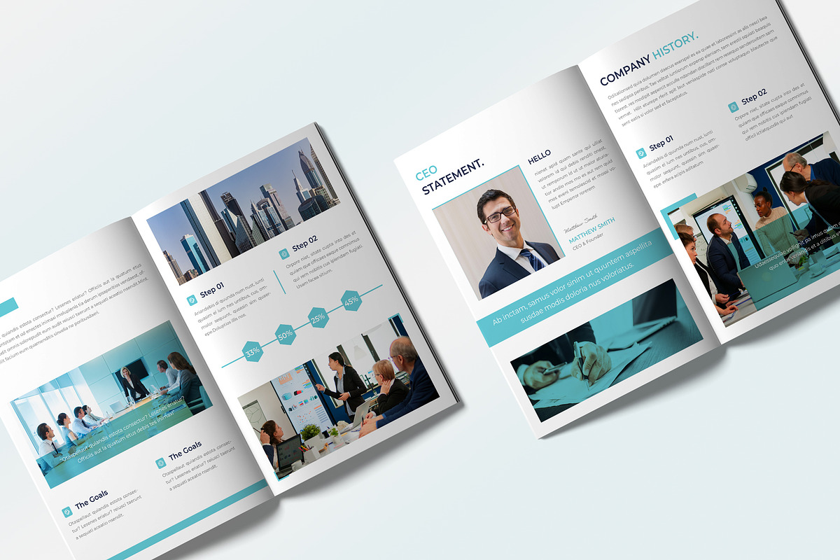 HR Employee Handbook, a Brochure Template by graphypix (Photo 2 of 8)