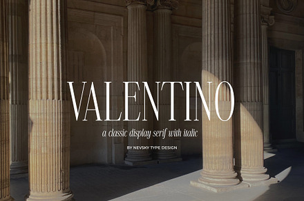 NT VALENTINO, a Serif Font by nevsky.type