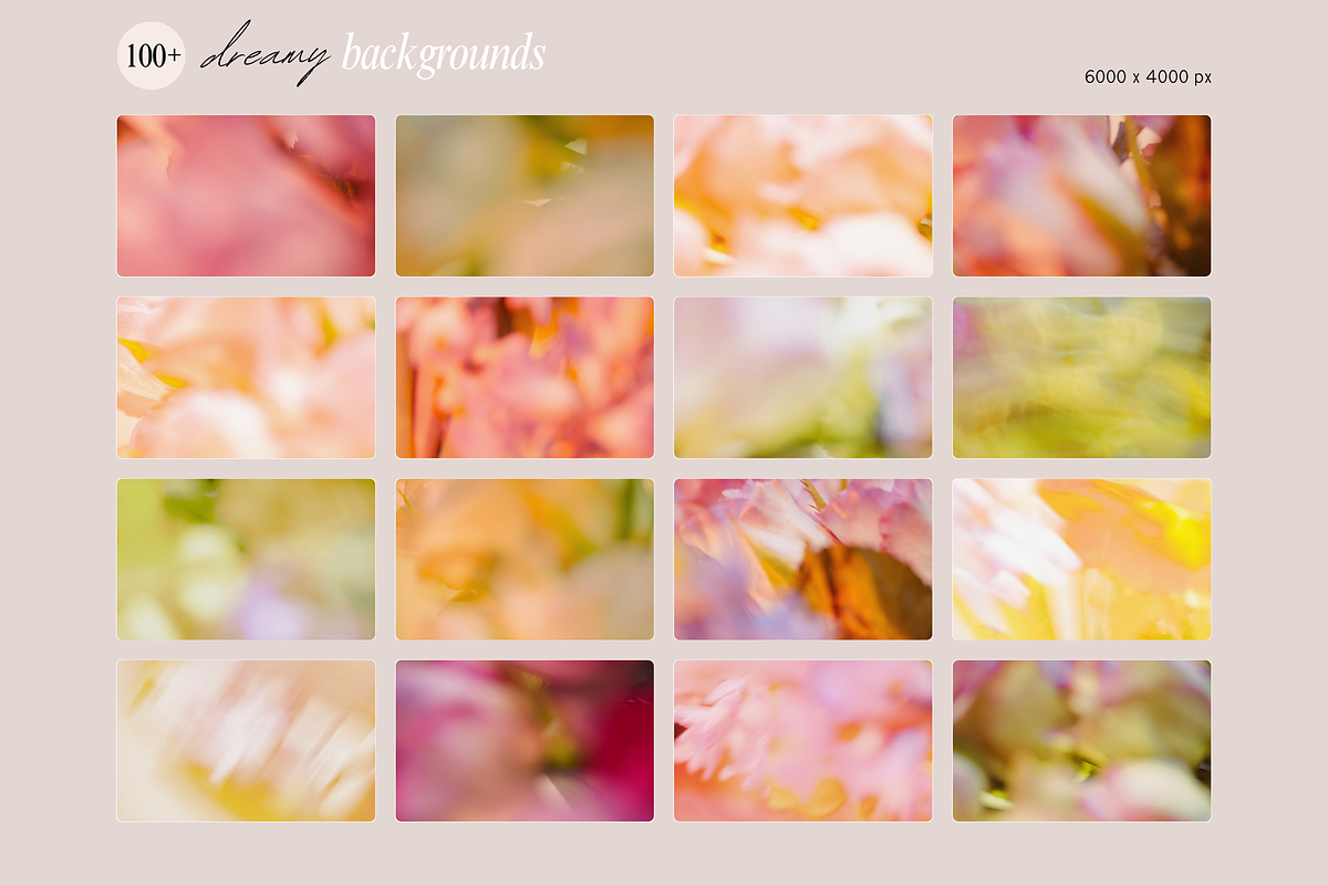 Blurred Dreamy Gradient Backgrounds, a Background Graphic by eclosque (Photo 32 of 37)