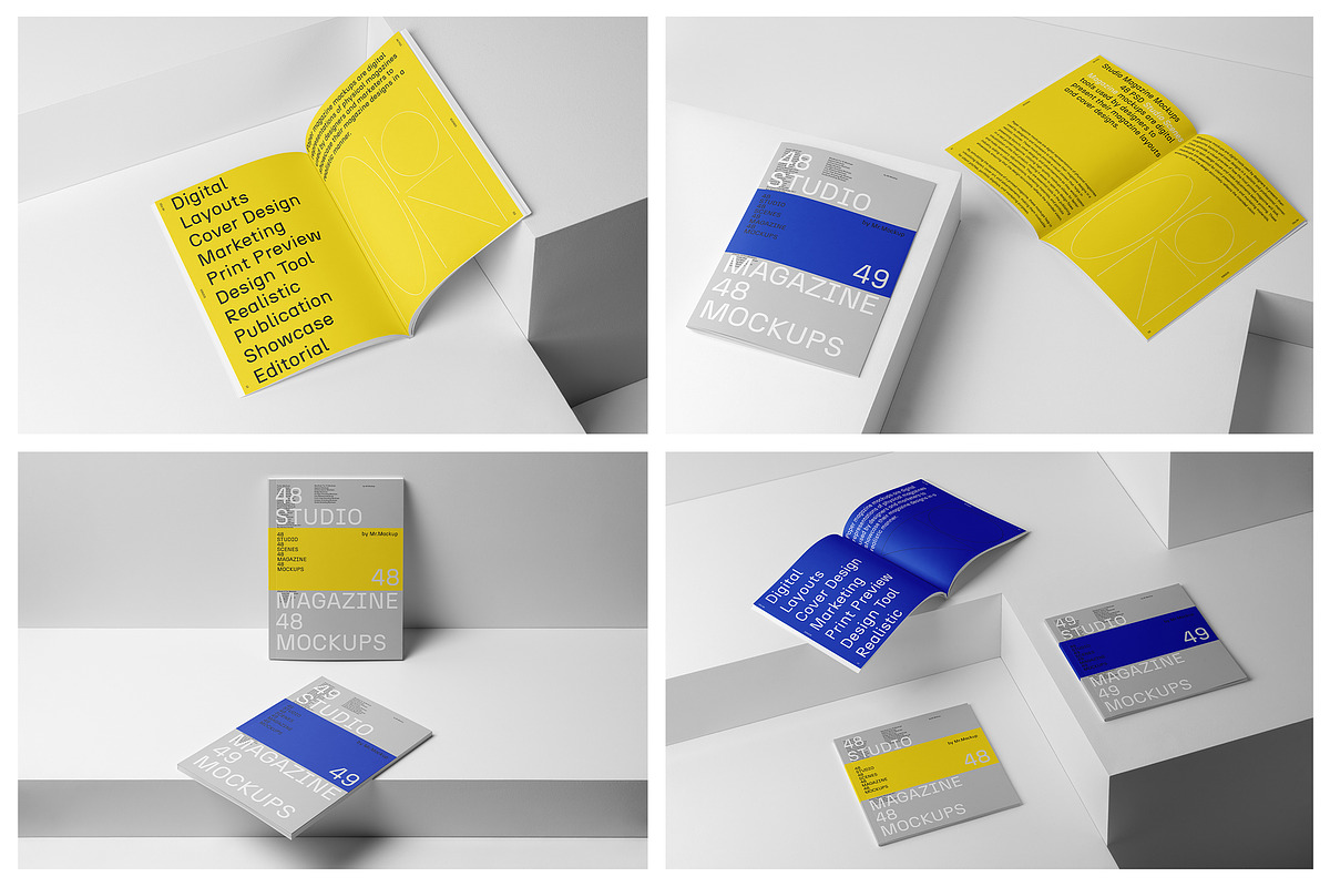 Studio Magazine Mockups, a Books & Magazine Mockup by Mr.Mockup™ (Photo 6 of 24)