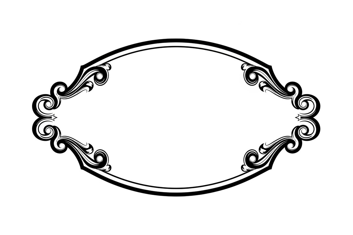 Elegant Oval Ornament Frame Bundle, an Illustration by jahid234 (Photo 28 of 31)