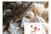 Red Burgundy Flowers PNG, a Decorative Illustration by whiteheartdesign (Thumbnail 17 of 17)