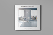 Square Bi-Fold Brochure Mockup, an Advertising Mockup by Illusiongraphic (Thumbnail 11 of 22)