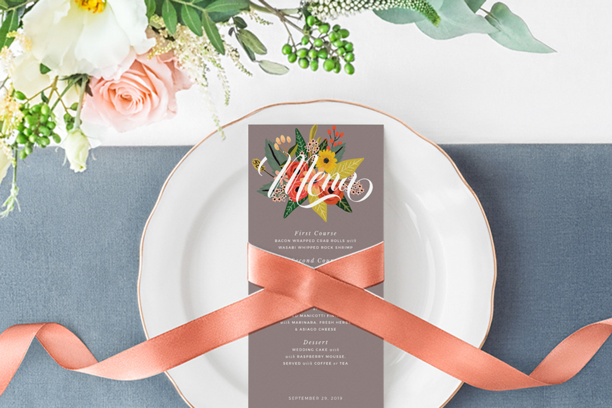 In Between the Blooms Invitations, an Invitation Template by Inkpower (Photo 5 of 7)