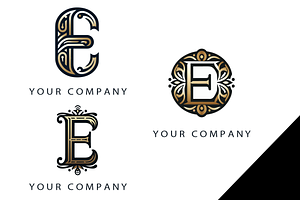 3 Classy Letter E Logos