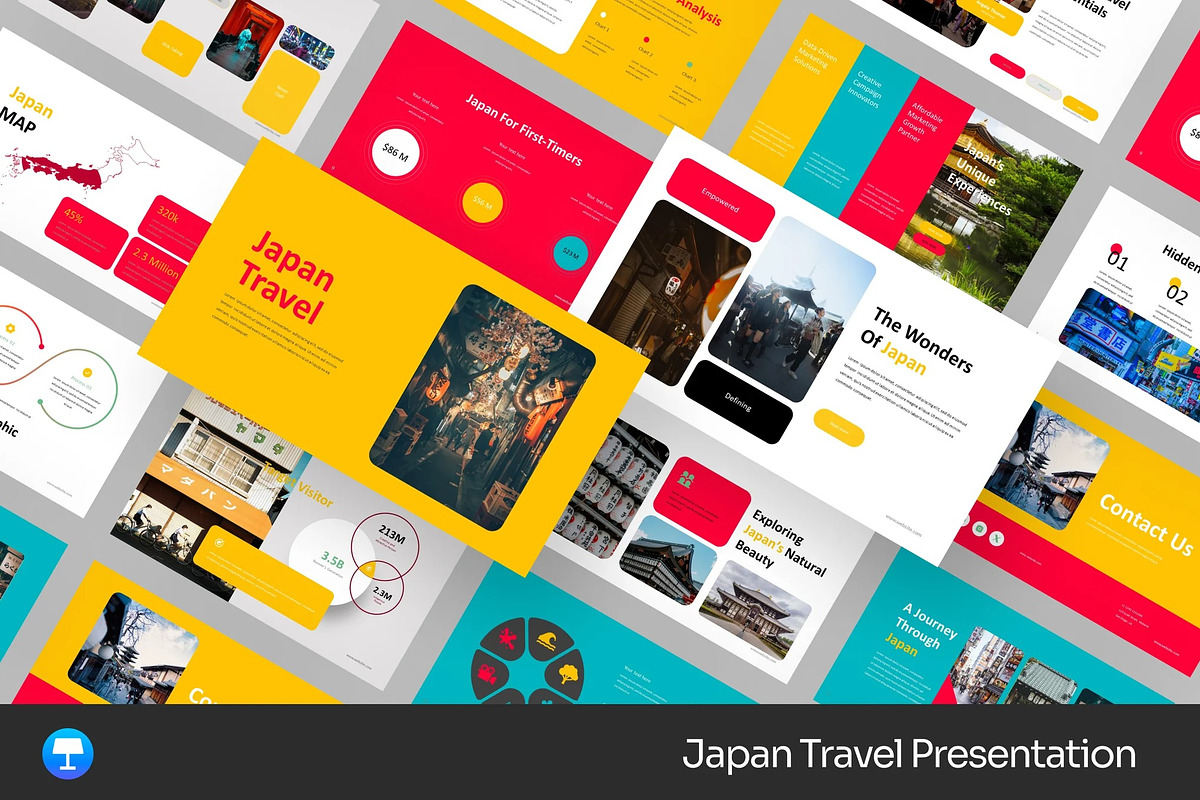 Japan Travel Tourism Keynote, a Presentation Template by Fit-tee (Photo 1 of 2)