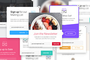 8 Email List Popup Templates, a Templates & Theme by Medialoot (Thumbnail 1 of 2)