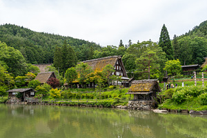 Traditional houses of Hida Folk Village in Takayama, Japan, an Architecture Photo by GoodGoods