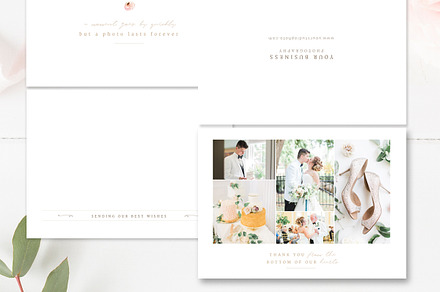 Photographer Thank You Card PSD, a Card Template by By Stephanie Design