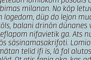 Neuron extralight italic, a Sans Serif Font by sergio (Thumbnail 2 of 3)