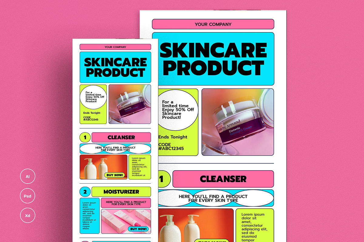 Skincare Product Newsletter