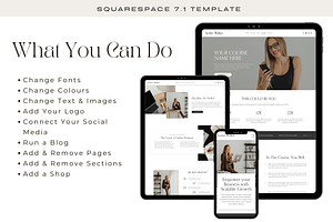 Squarespace Template: Amber Walker