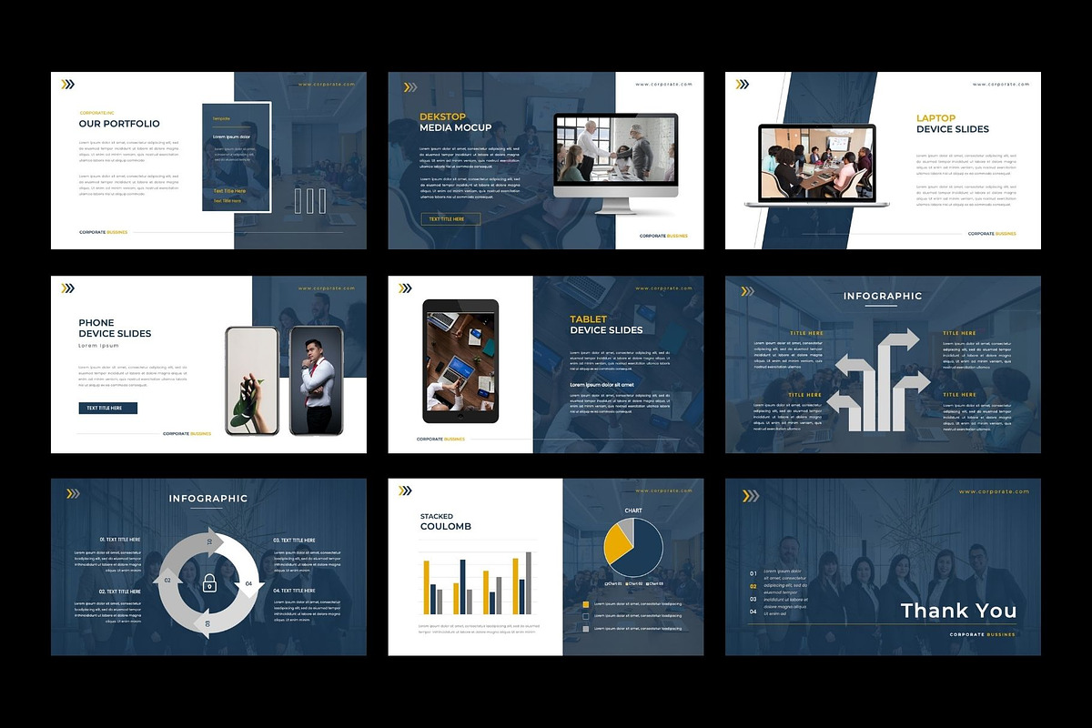 CORPORATE Business  Keynote Template, a Presentation Template by Rizki Herdian (Photo 5 of 5)