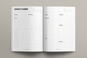 Planner Layout Design Template