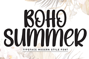 Boho Summer | Script Font, a Script Font by Scratchones (Thumbnail 1 of 8)