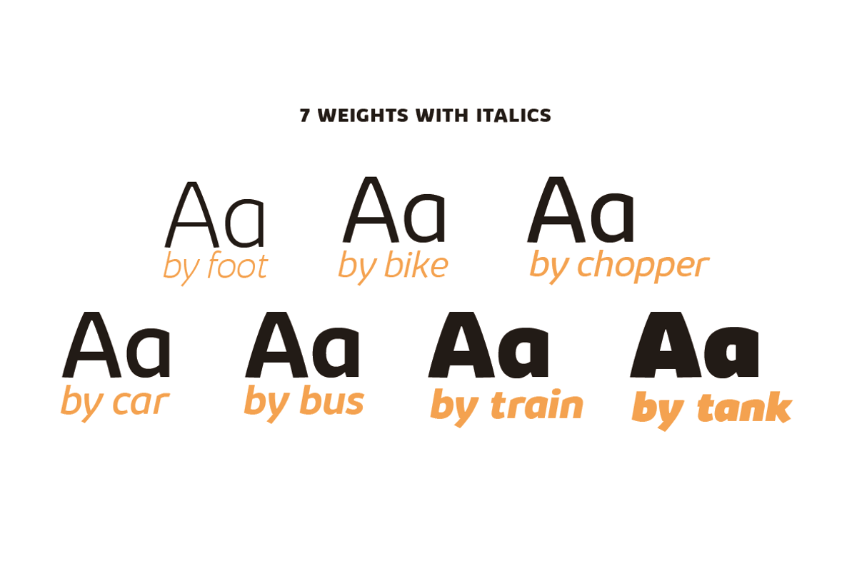 Kabrio - 56 Fonts, a Sans Serif Font by Zetafonts (Photo 4 of 11)