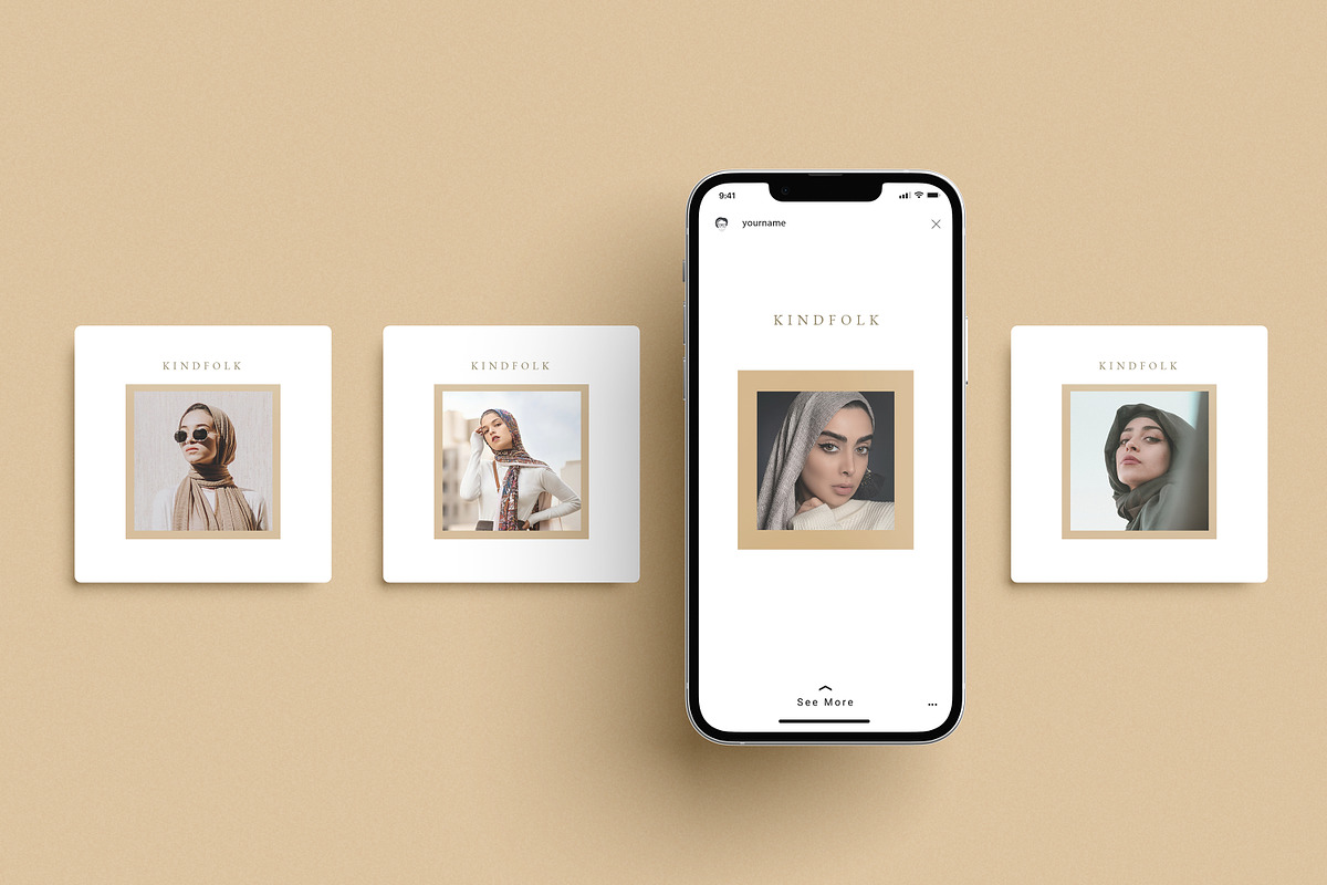 Instagram post and story mockup, an Advertising Mockup by simuradi (Photo 2 of 11)